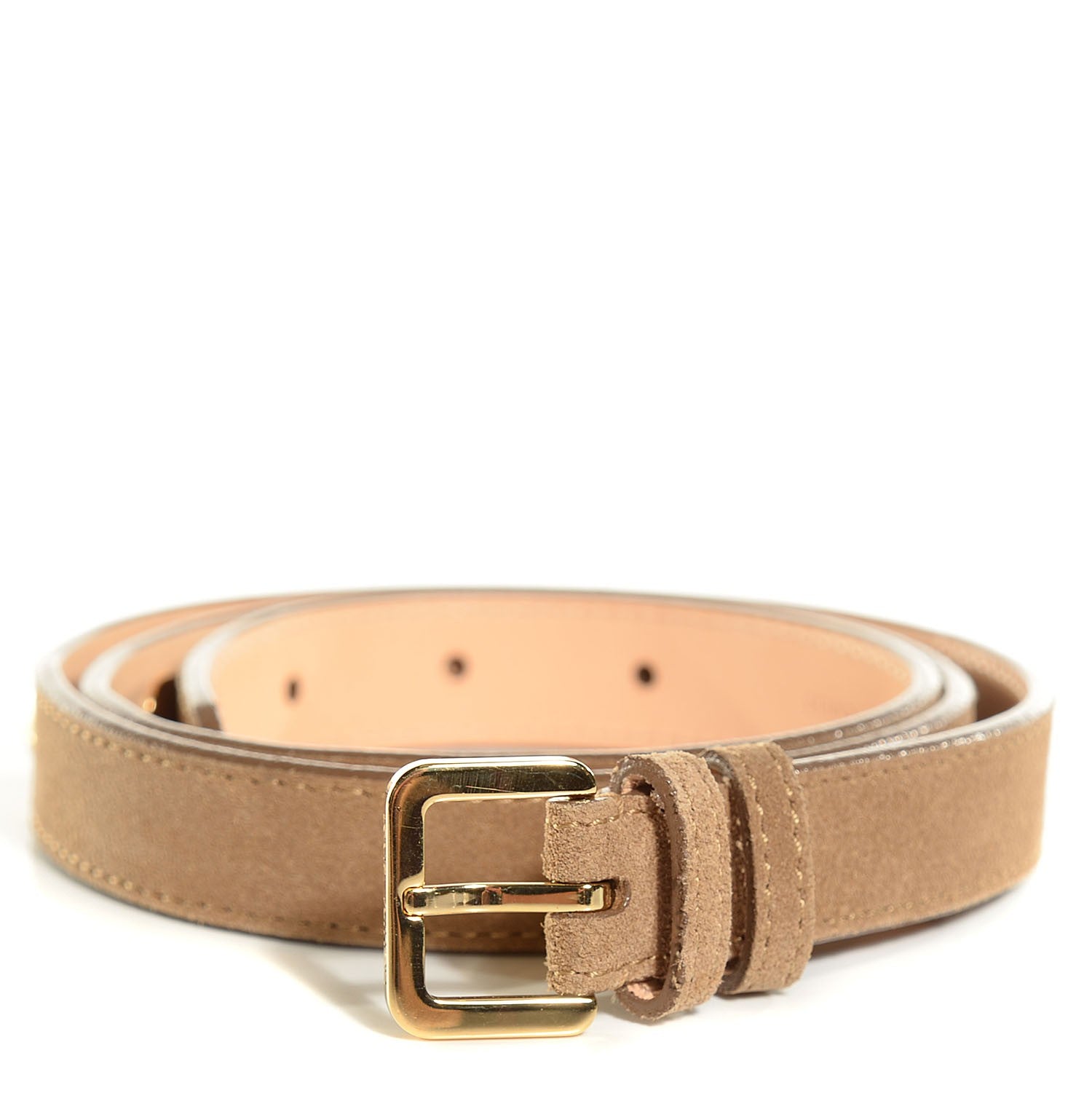 Louis Vuitton Suede Pepite Belt 85 34 1 of 9