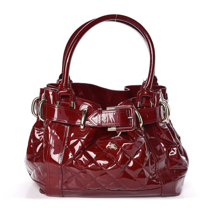 Burberry Patent Quilted Beaton Red 1 of 10