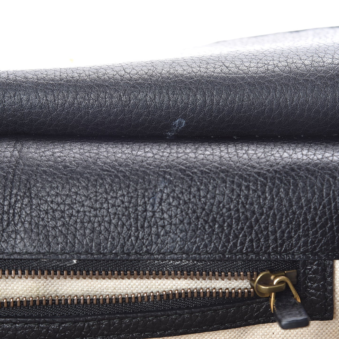 Calfskin Small GG Marmont Top Handle Bag Black