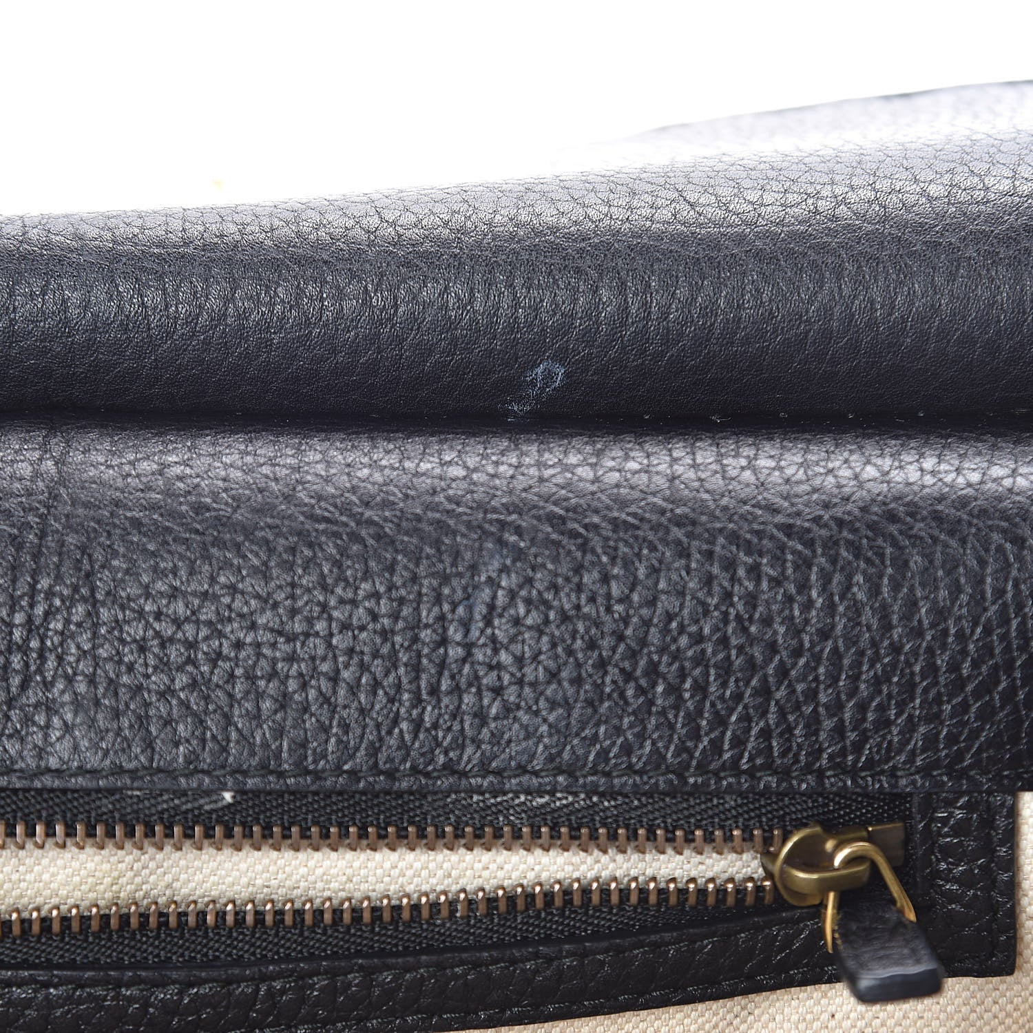 Gucci Calfskin Small GG Marmont Top Handle Bag Black 8 of 11
