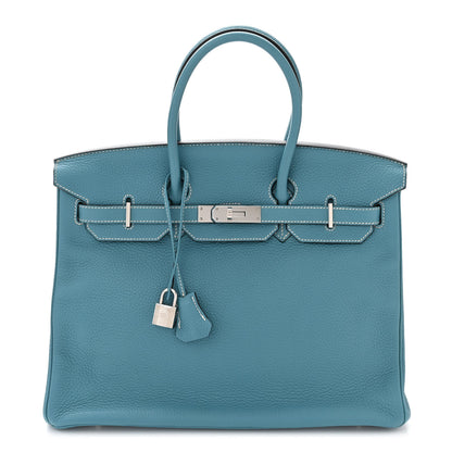 Hermes Togo Birkin 35 Blue Jean 1 of 10