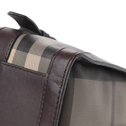 Burberry Smoked Check Medium Alchester Bowling Bag Plum 7 of 21