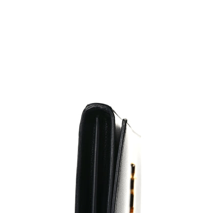 Saint Laurent Grain De Poudre Monogram Chain Wallet Black 14 of 15