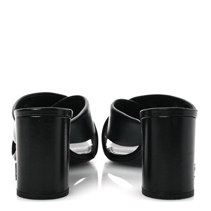 Saint Laurent Calfskin LouLou 70 Mules 39 Black 7 of 10