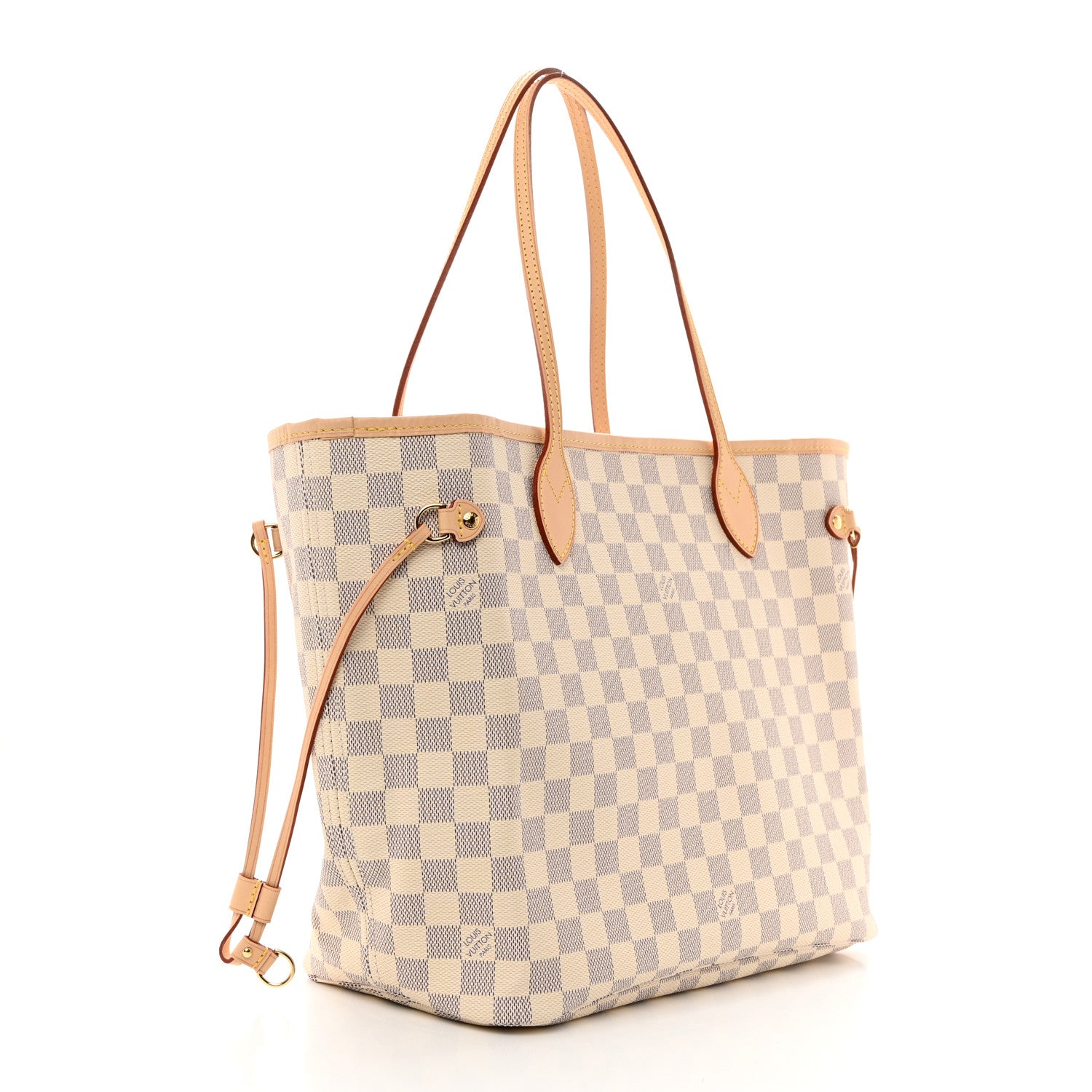 Louis Vuitton LOUIS VUITTON Damier Azur Neo Neverfull MM Rose Ballerine 2 of 8