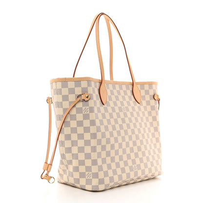Louis Vuitton LOUIS VUITTON Damier Azur Neo Neverfull MM Rose Ballerine 2 of 8