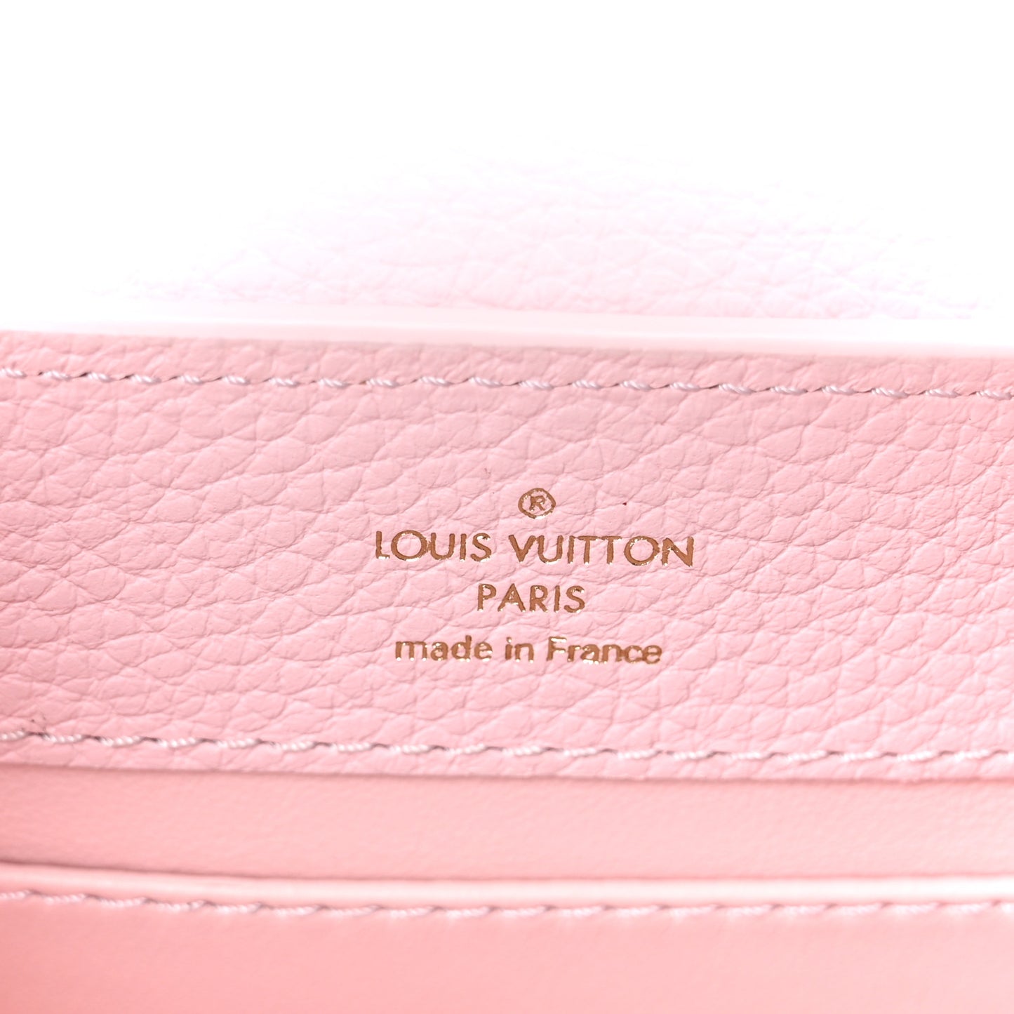 Taurillon Marble Capucines Mini Pink