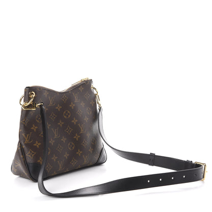 Louis Vuitton Monogram Odeon PM Black 2 of 4
