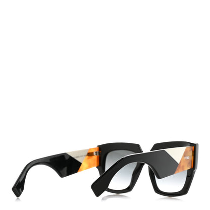 Fendi Facets Square Sunglasses FF 0263/S Black 4 of 7