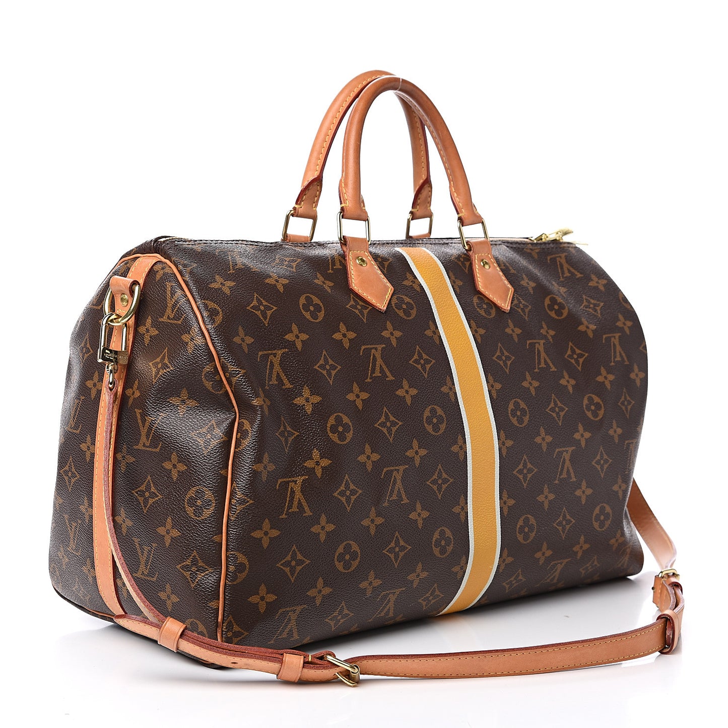 Monogram My LV Heritage Speedy Bandouliere 40 Yellow White