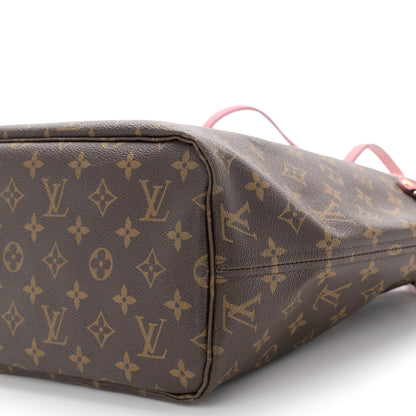 Louis Vuitton Monogram Articles de Voyage Ikat Neverfull MM Rose Velours 10 of 10