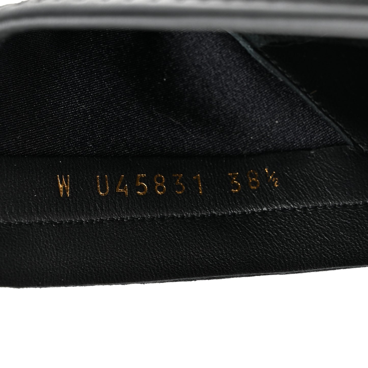 Stretch Lambskin Cap Toe CC Short Boots 38.5 Black