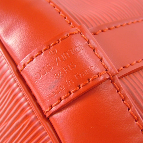 Louis Vuitton Epi Petit Noe Red 7 of 9