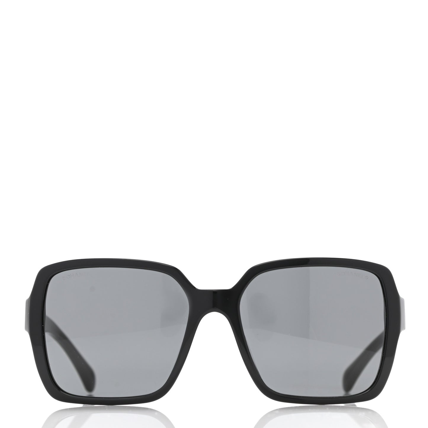 Acetate Polarized Square Sunglasses 5408 Black