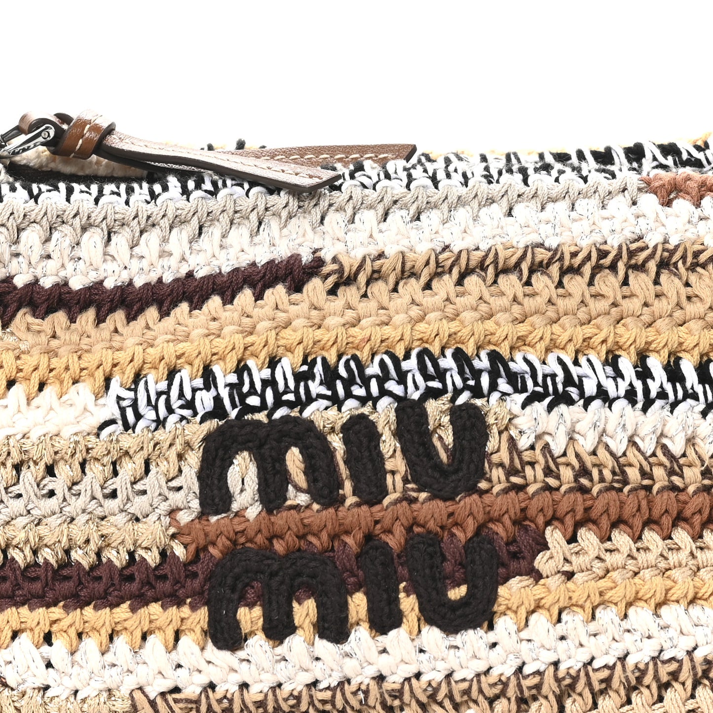 Fabric Crochet Mini Spirit Bag Naturale Multicolor