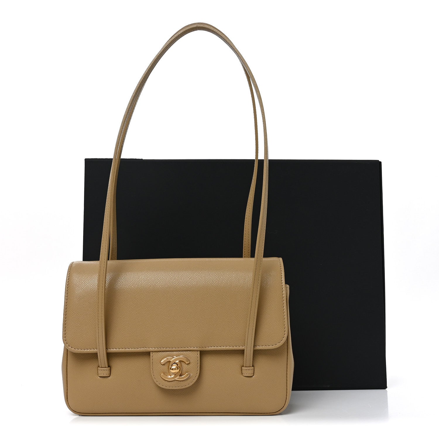 Chanel Shiny Caviar Preppy Coco Small Flap Beige 11 of 11