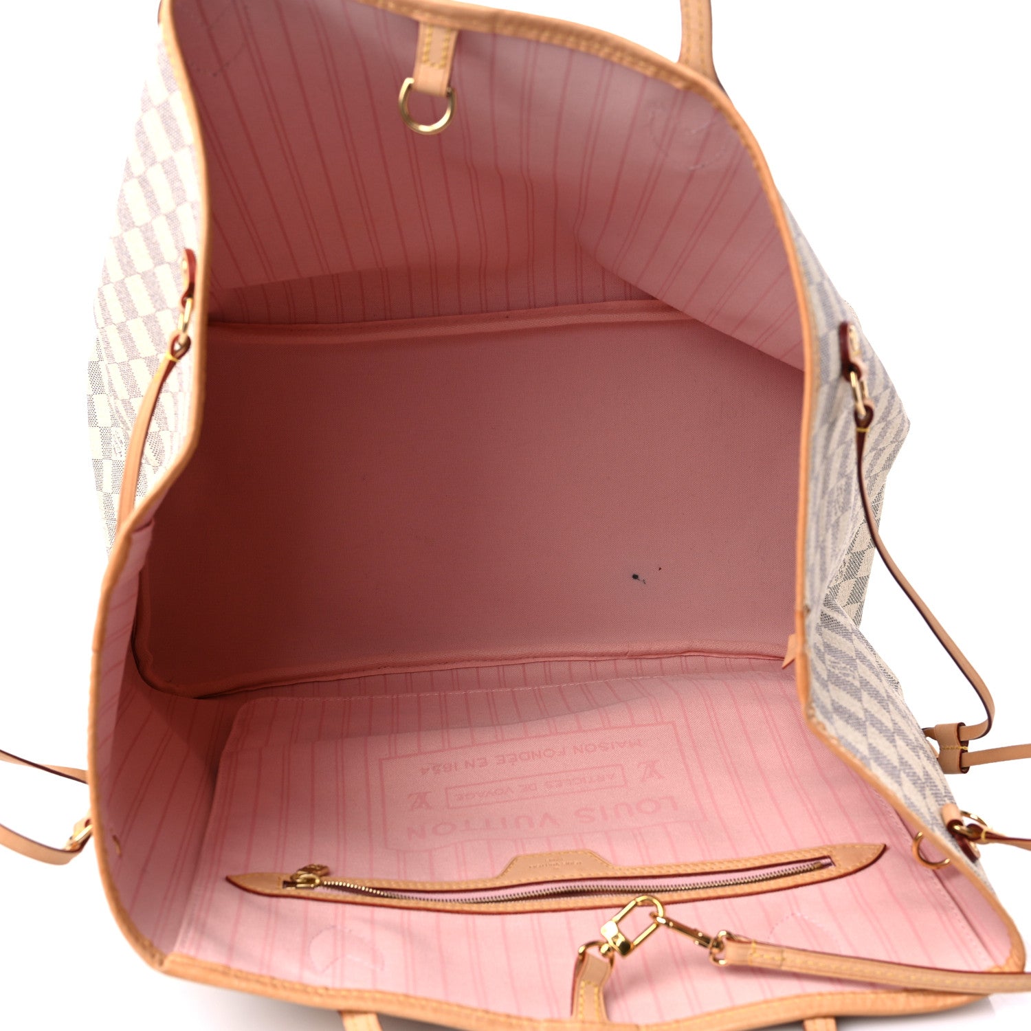 Louis Vuitton Damier Azur Neo Neverfull GM Rose Ballerine 6 of 12