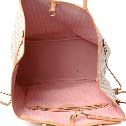 Louis Vuitton Damier Azur Neo Neverfull GM Rose Ballerine 6 of 12
