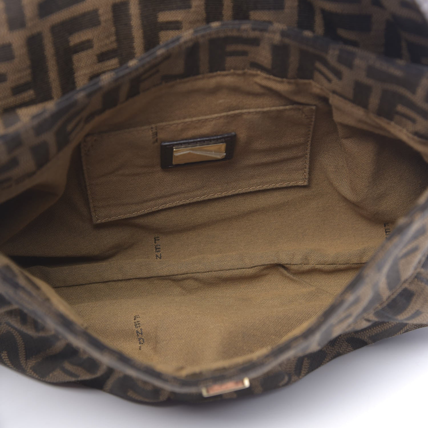 Fendi Zucca Small Chef Shoulder Bag Tobacco 5 of 10