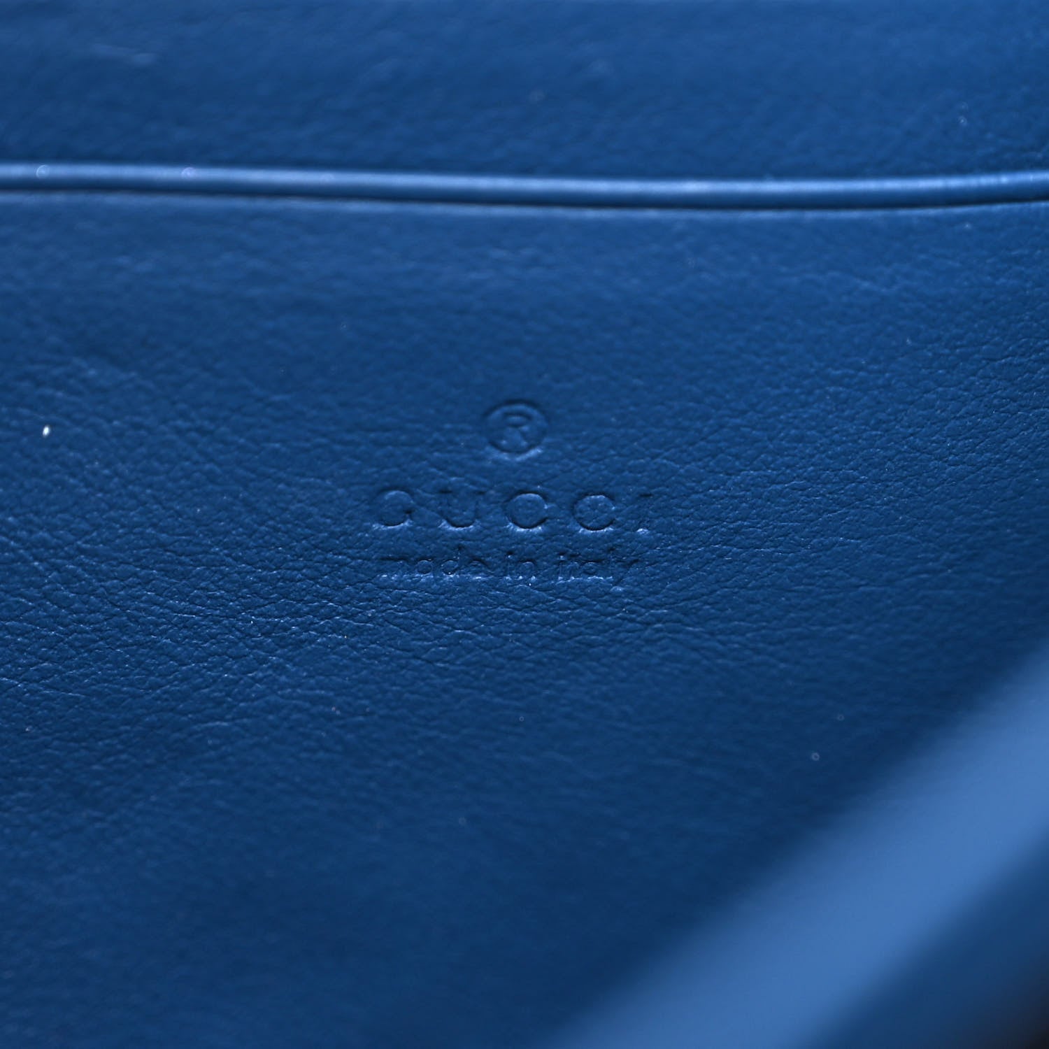Gucci GG Supreme Monogram Blooms Mini Dionysus Chain Wallet Beige Blue Navy Vintage Blue 6 of 10