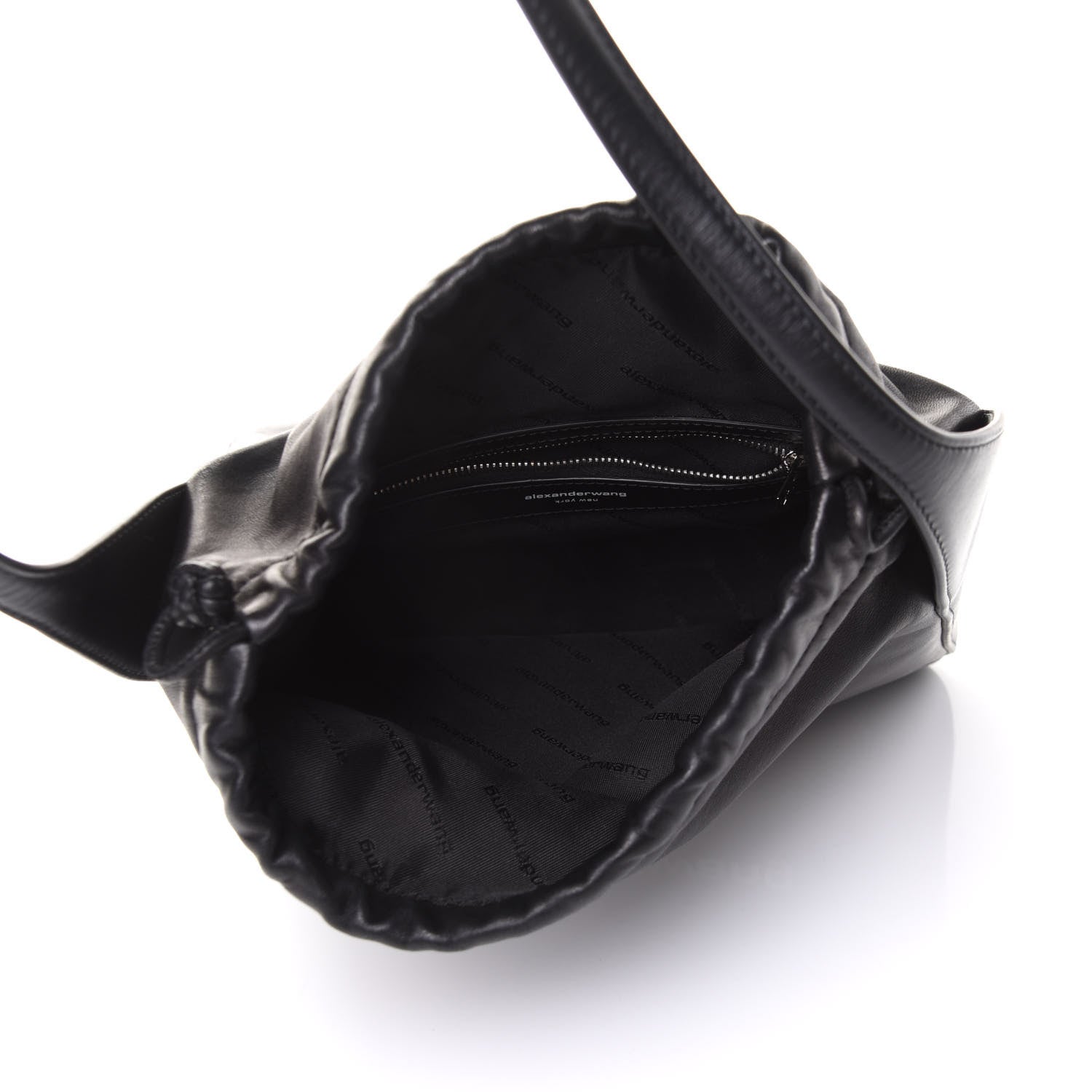 Alexander Wang Lambskin Nylon Small Ryan Bag Black 6 of 10
