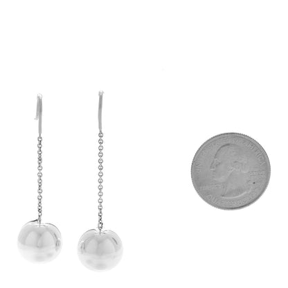 Tiffany Sterling Silver 14mm HardWear Ball Hook Earrings 2 of 4