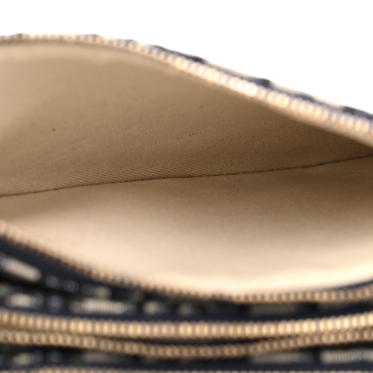 Oblique Saddle Pouch With Strap Navy Blue