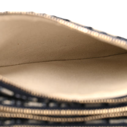 Christian Dior Oblique Saddle Pouch With Strap Navy Blue 5 of 12