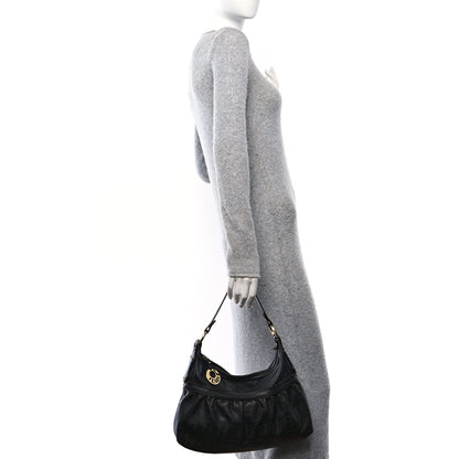 Fendi Vitello FF Perforated Chef Hobo Black 2 of 11