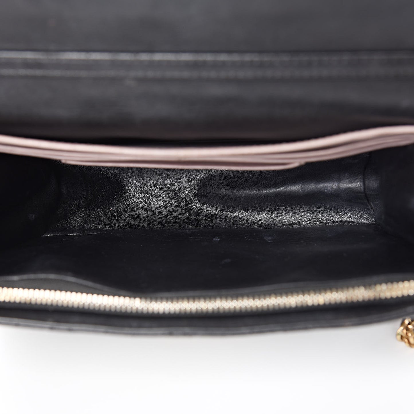 Lambskin Cannage Miss Dior Promenade Pouch Black