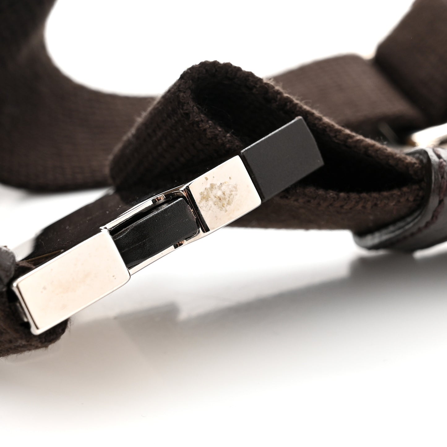 Monogram Dollar Calfskin Belt Bag Beige Ebony Testa di Moro Marrone Scuro