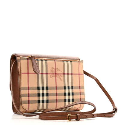 Burberry Haymarket Check Small Loxley Crossbody Bright Toffee 2 of 13