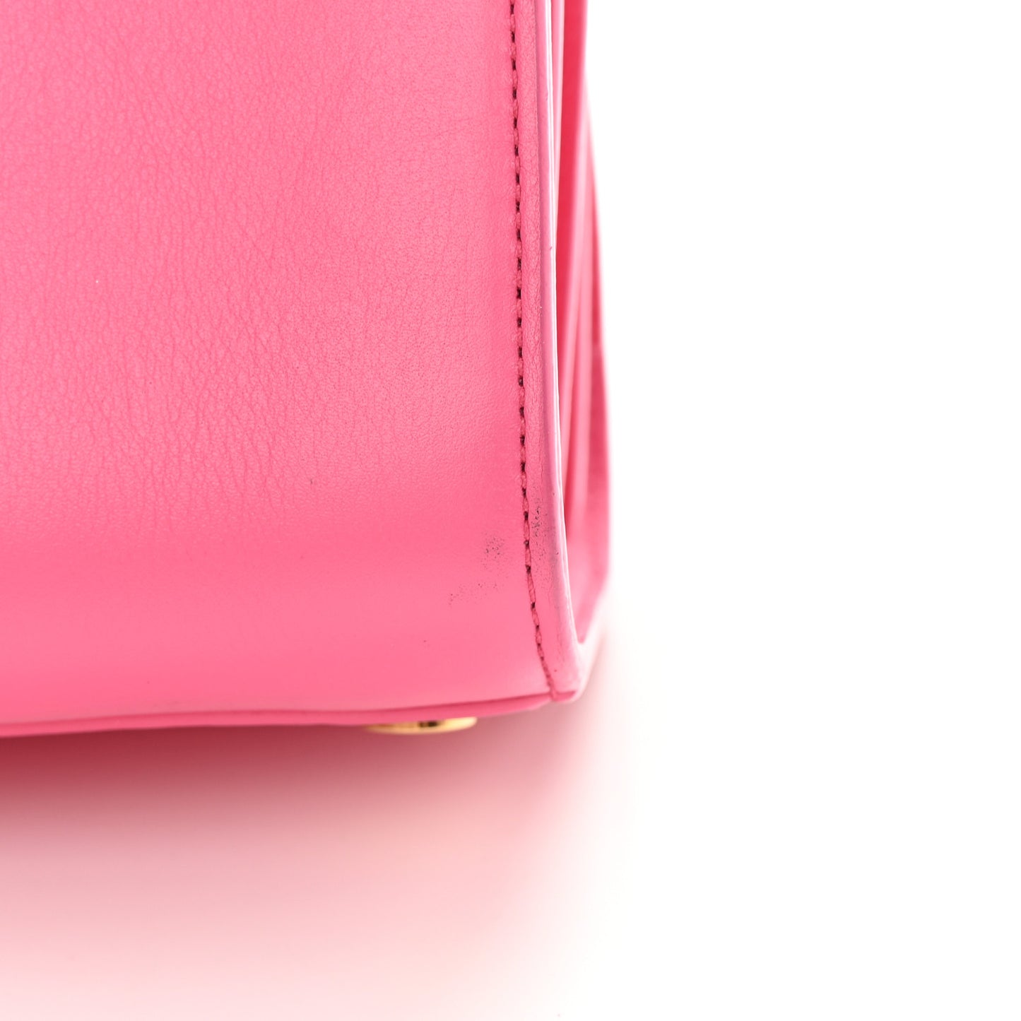 Calfskin Sac De Jour Nano Lipstick Fuchsia