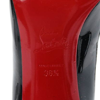 Christian Louboutin Patent Calfskin Miss Sab 85 Pumps 38.5 Black 6 of 8