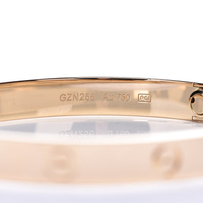 Cartier 18K Yellow Gold LOVE Bracelet 17 6 of 7