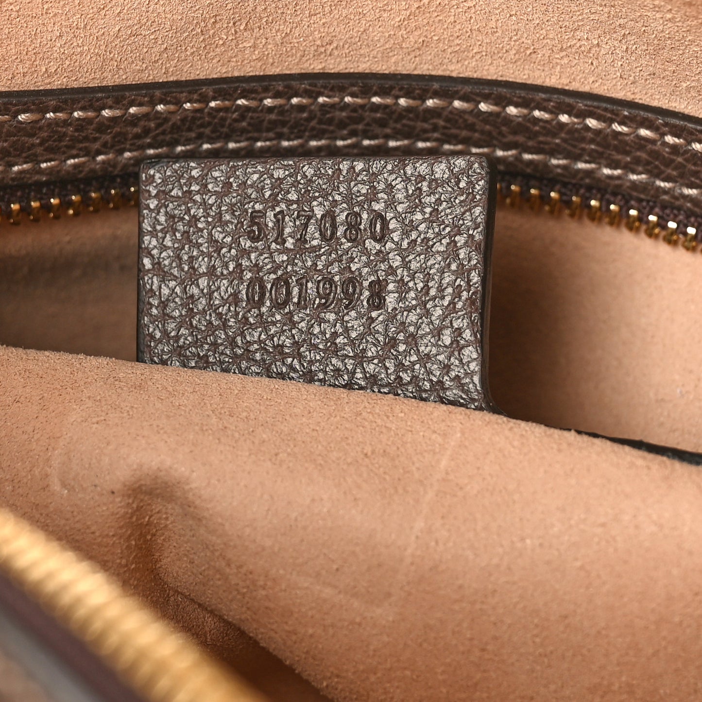 GG Supreme Monogram Web Small Ophidia Shoulder Bag Brown