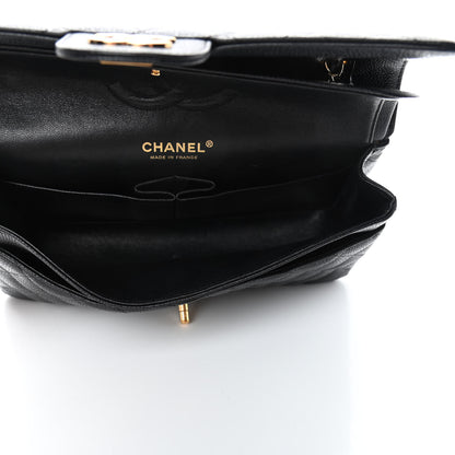 Chanel Caviar Quilted Medium Double Flap Black 4 of 8