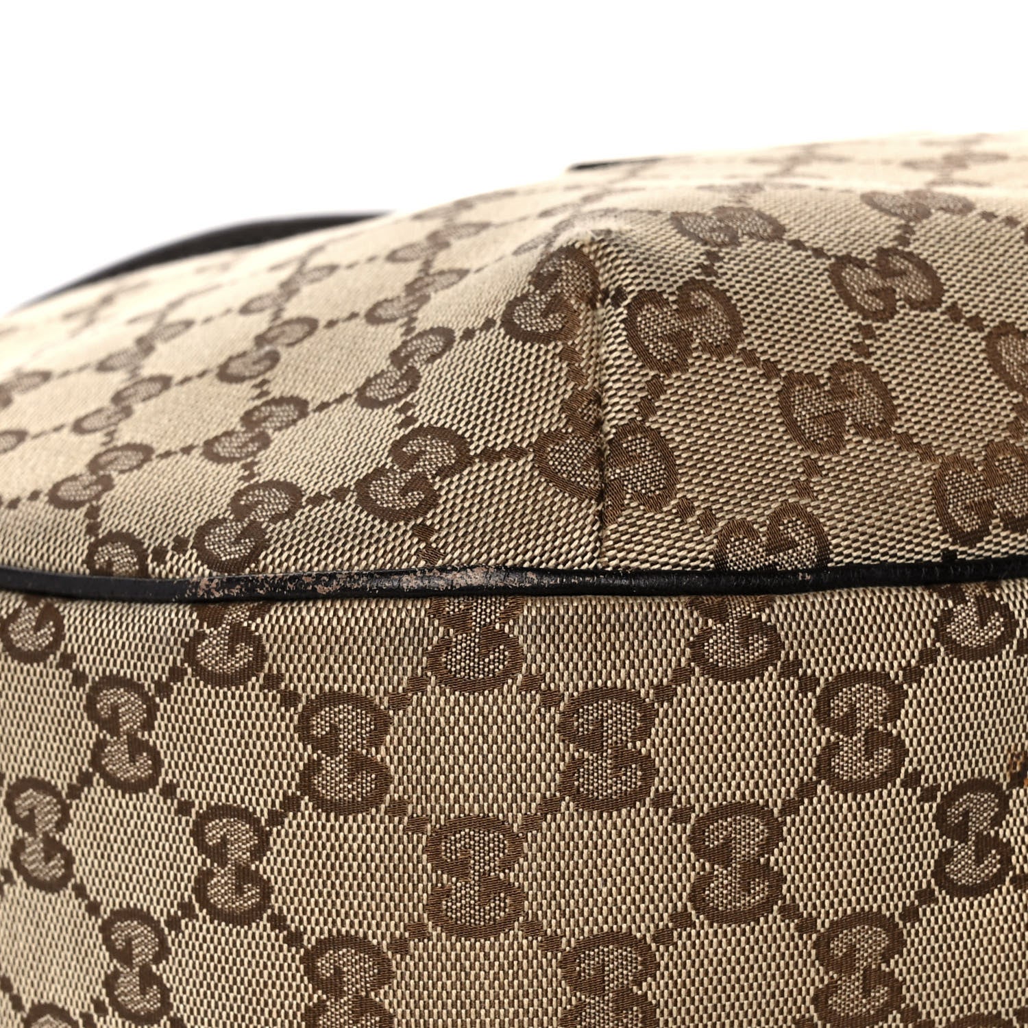 Gucci Monogram Large New Ladies Web Hobo Dark Brown 8 of 16