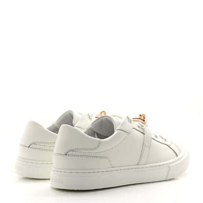 Hermes Calfskin Day Sneakers 38 White 4 of 9