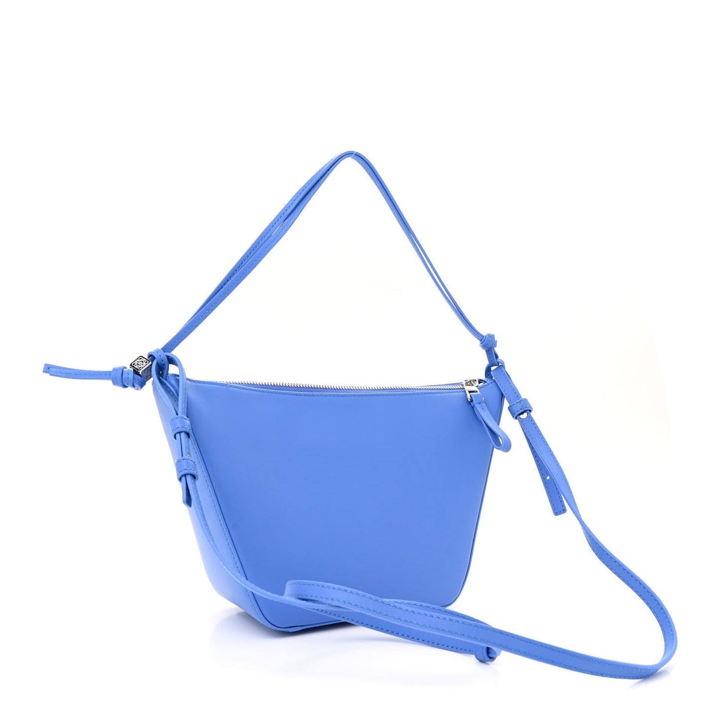 Calfskin Mini Hammock Hobo Seaside Blue