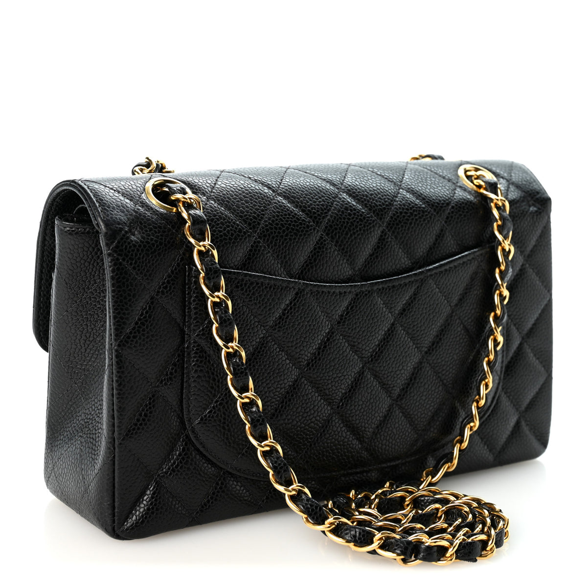 Chanel Caviar Quilted Small Double Flap Black 3 of 10