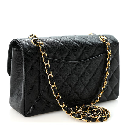 Chanel Caviar Quilted Small Double Flap Black 3 of 10