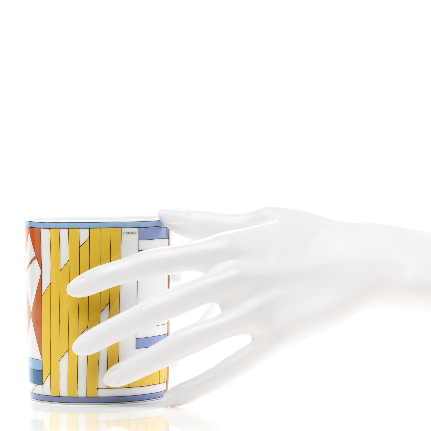 Hermes Porcelain Promenade Au Faubourg Mug 2 of 6