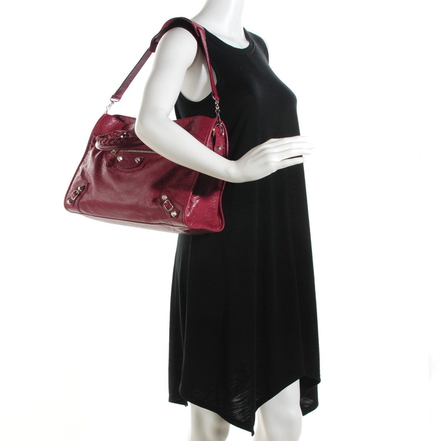 Balenciaga Agneau Giant 12 Silver Hardware City Cassis 2 of 8