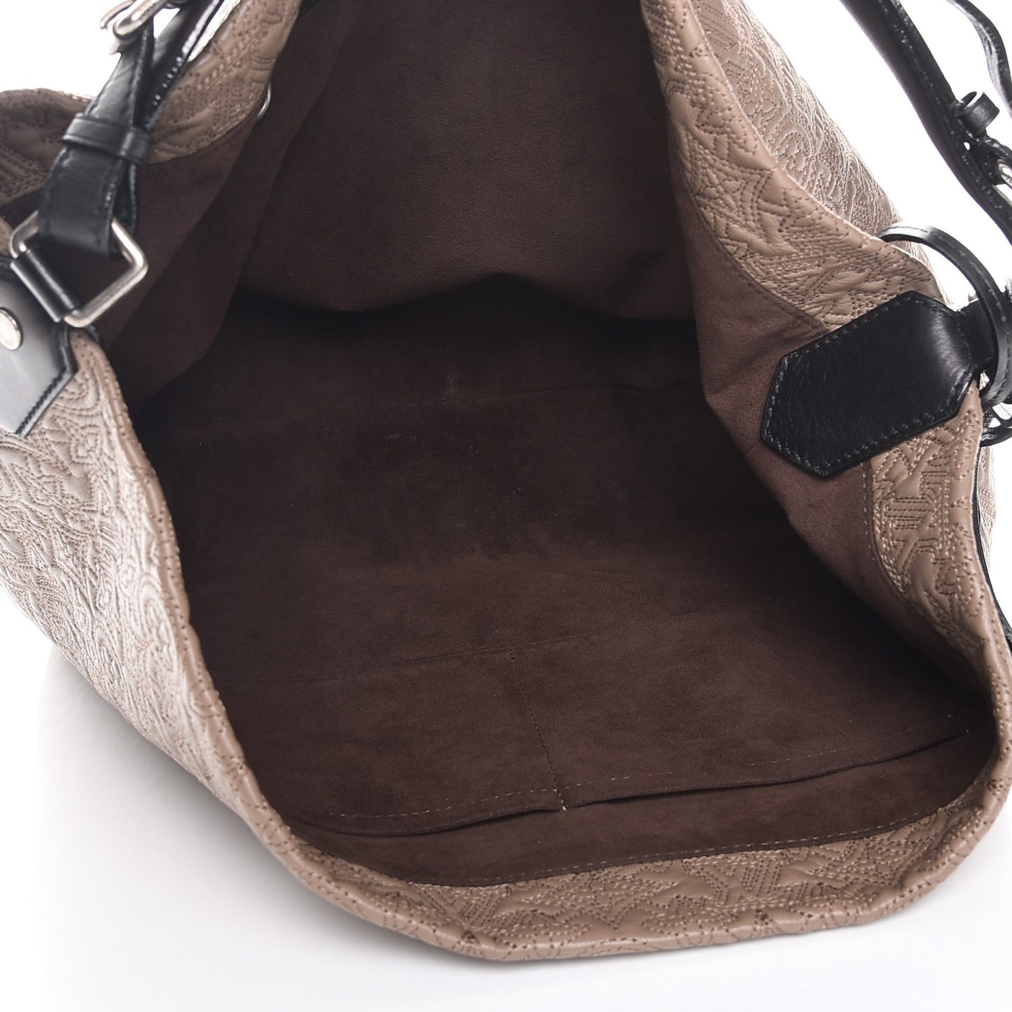 Monogram Lambskin Antheia Hobo PM Fumee