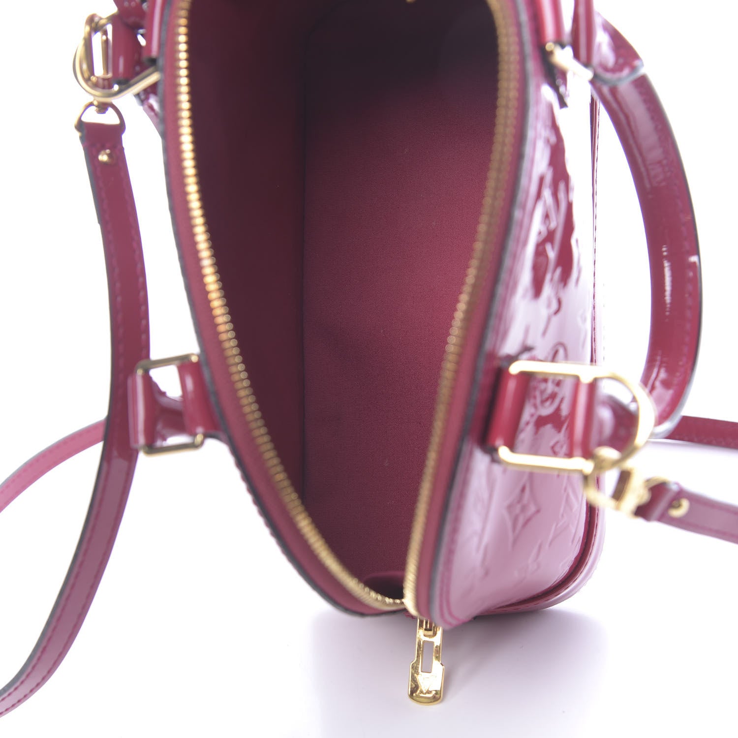 Louis Vuitton Vernis Alma BB Rose Indien 5 of 11