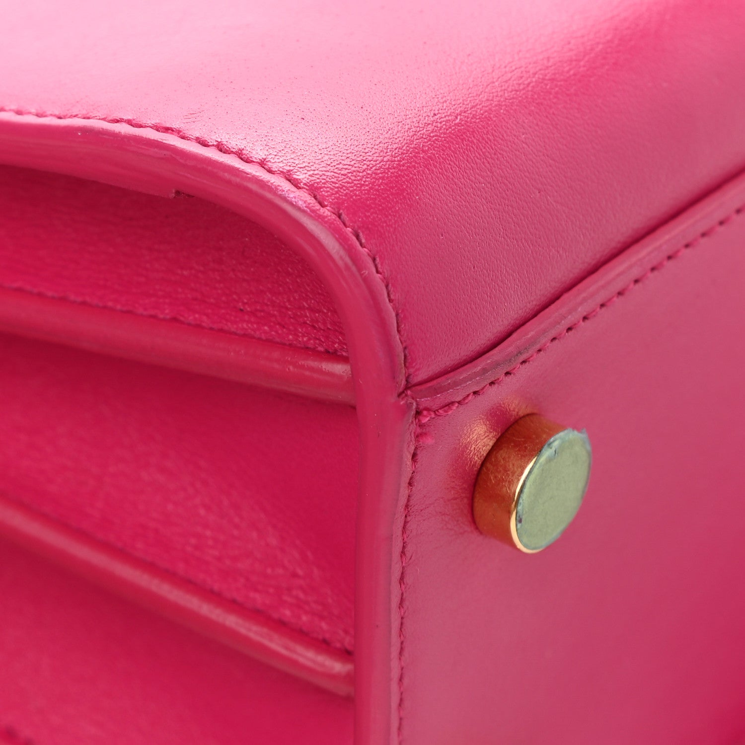 Saint Laurent Calfskin Nano Sac De Jour Lipstick Fuchsia 11 of 11