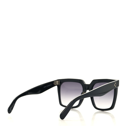 Celine Acetate Polarized Oversized Sunglasses CL4055IN Black 4 of 8