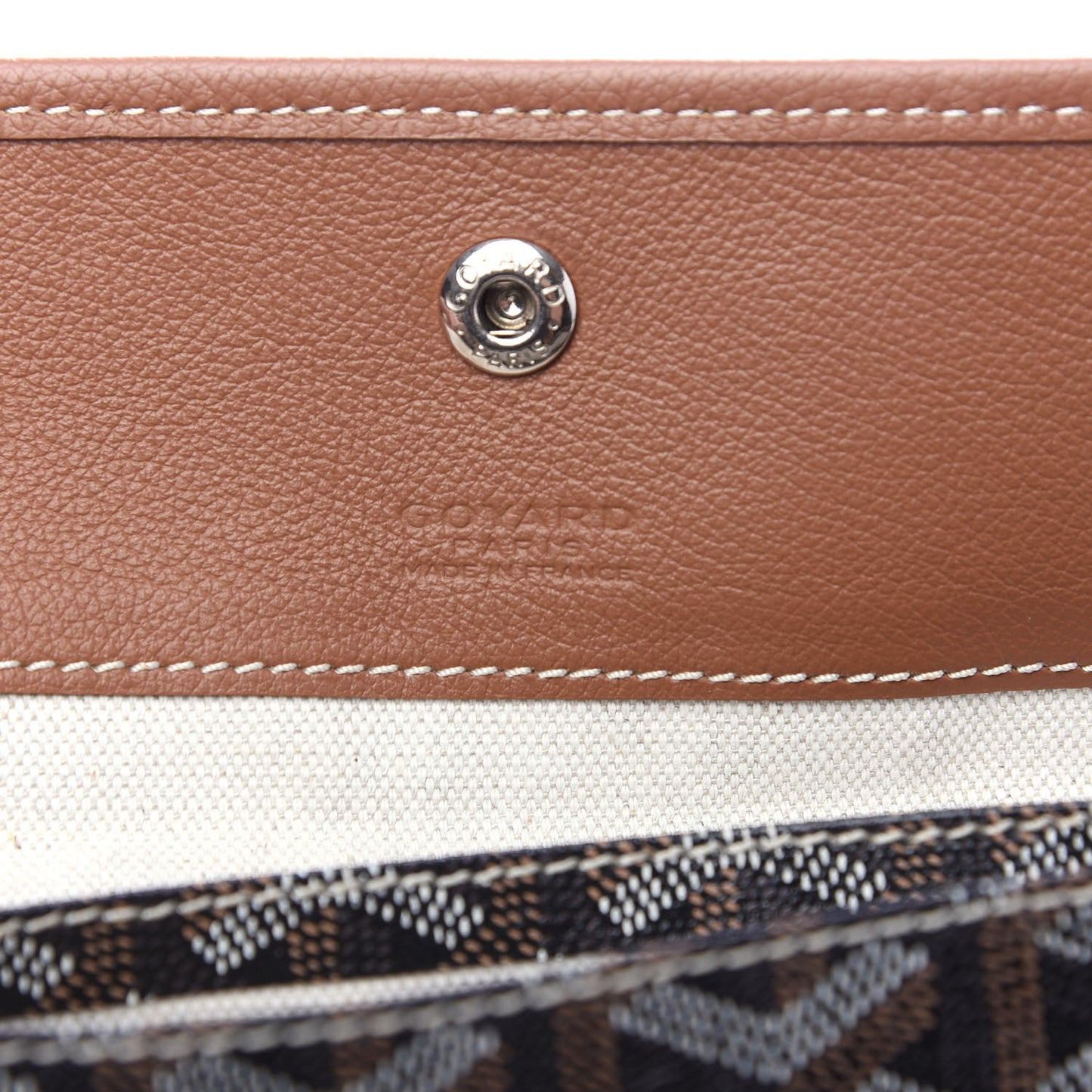 Goyardine Pouch Black Gold
