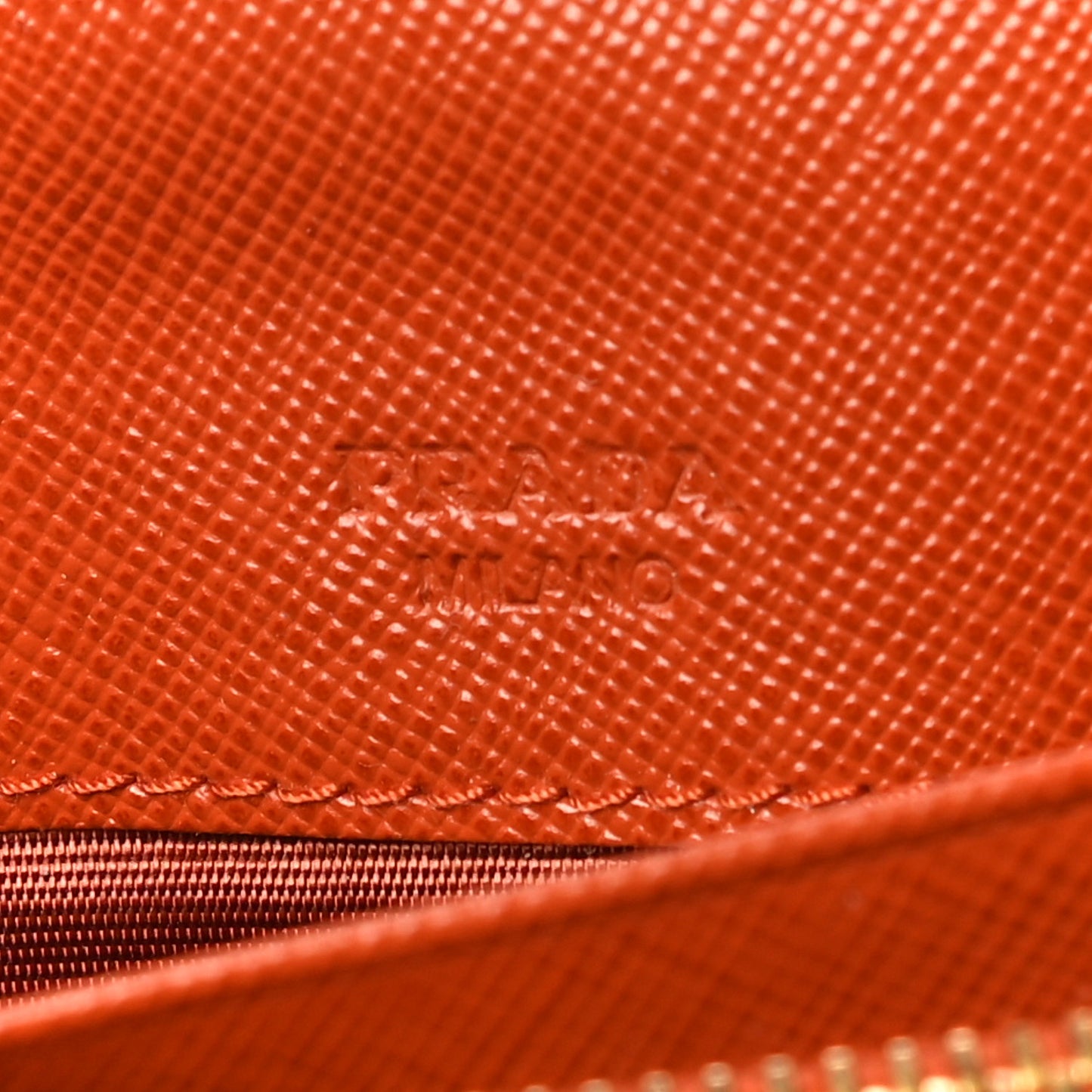 Saffiano Metal Continental Flap Wallet Papaya